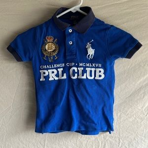 Kids: Polo Ralf Lauren: Blue Polo shirt: PRL Club #3: 4/4T